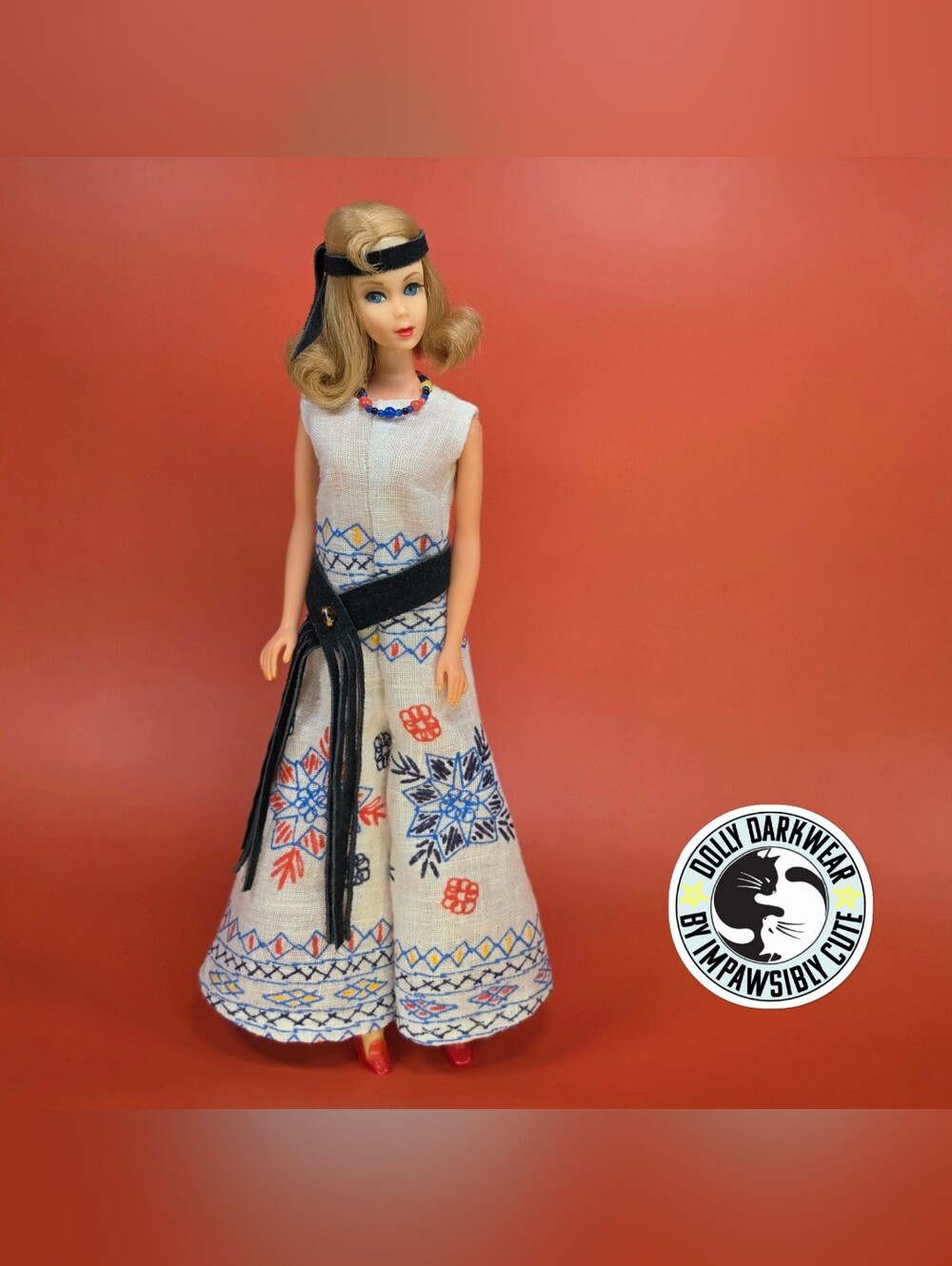 For Vintage TNT Barbie Doll- Hippie Jumpsuit